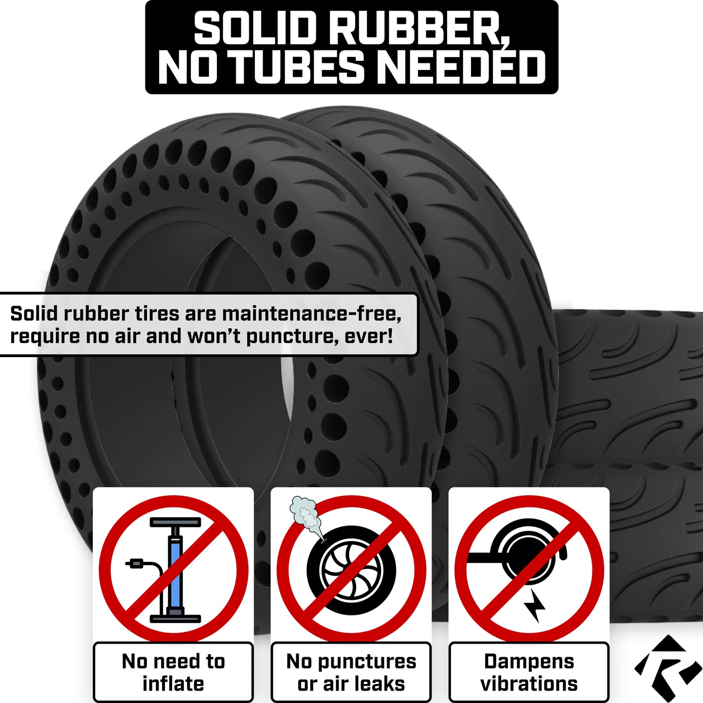 Revere Scooter Tires – 10.0" x 2.75" – 179mm Inner Diameter