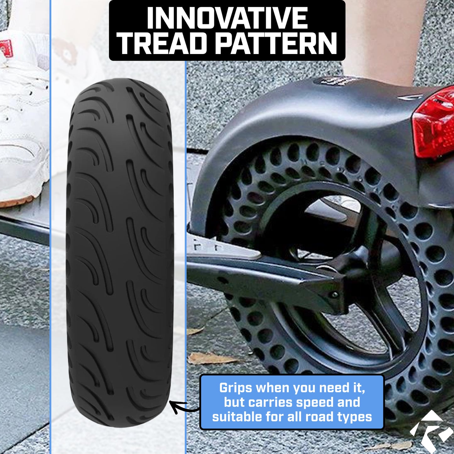 Revere Scooter Tires – 10.0" x 2.75" – 179mm Inner Diameter