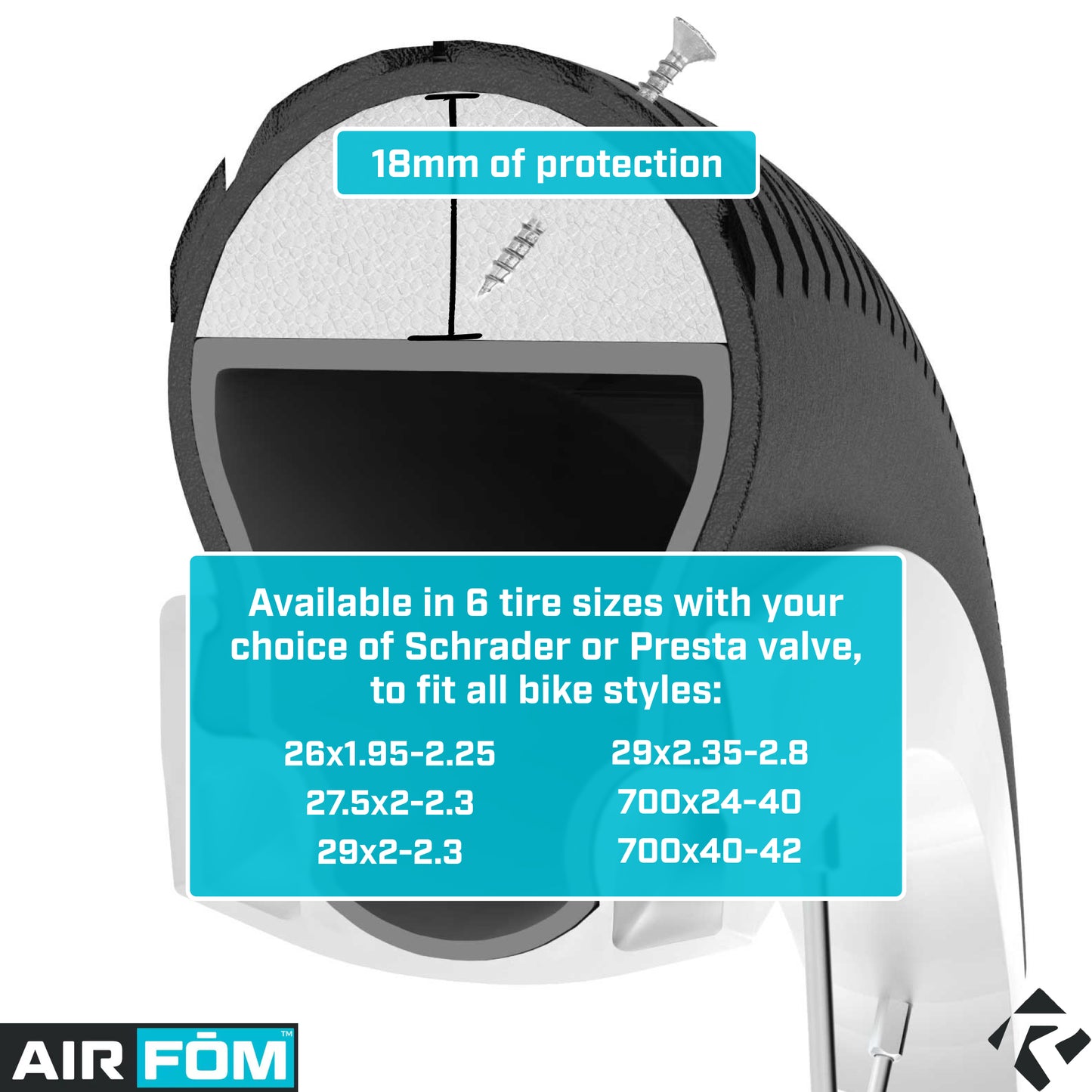 Revere AirFoam Tire Liner Inserts
