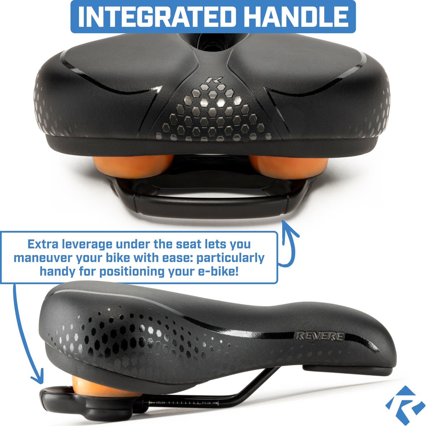 Revere Suspension Comfort Gel Saddle – City (Wide) – 8.5" width