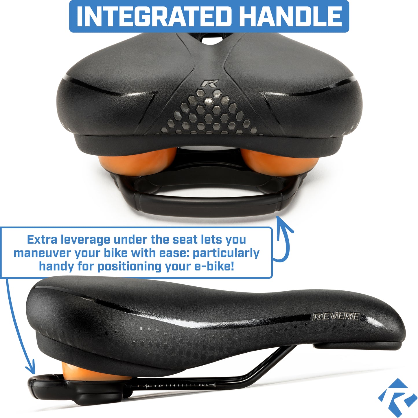 Revere Suspension Comfort Gel Saddle – Touring – 7.5" width