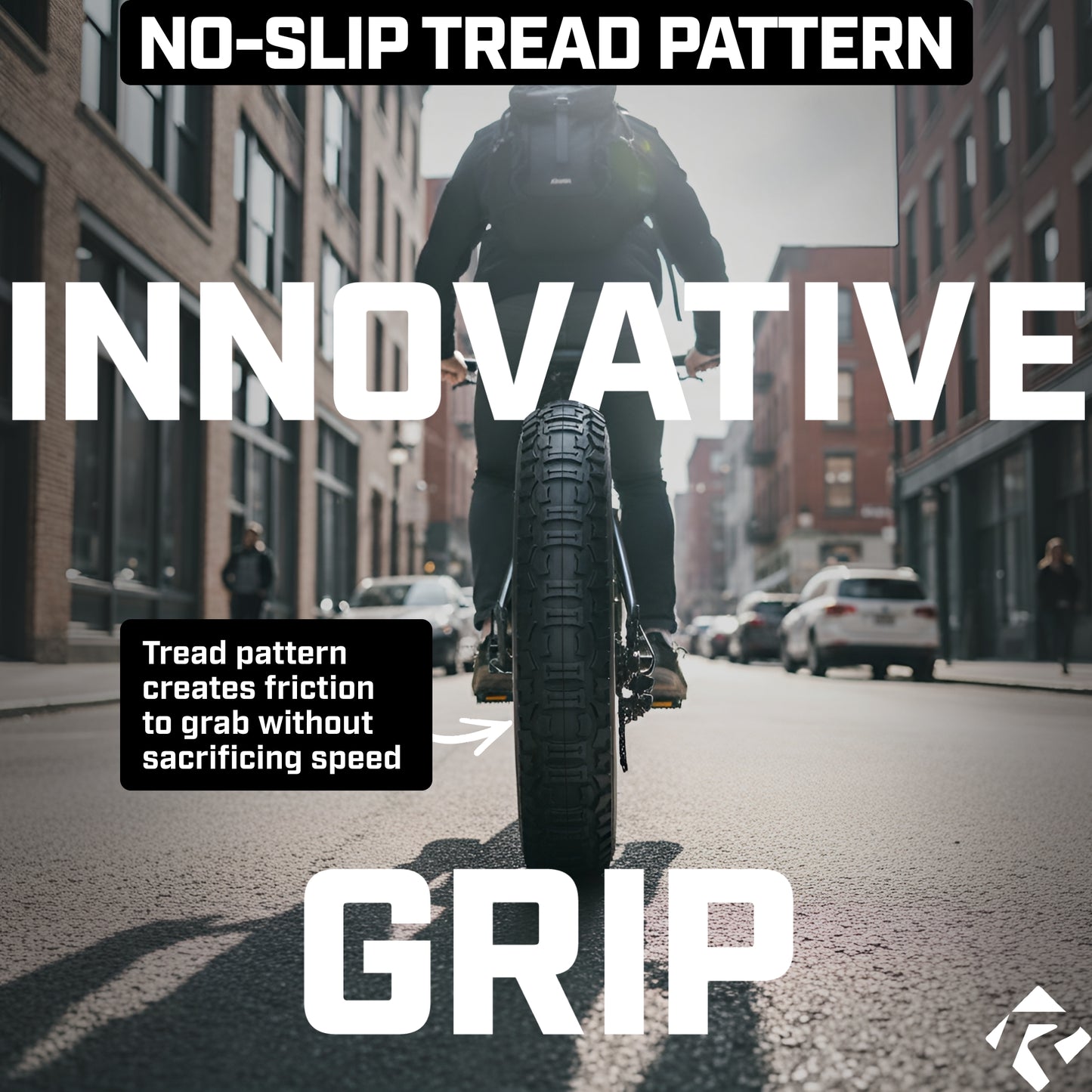 Revere Fat E-Bike Tire 26"x4.0" – 1 Tire + 1 Tube + 2 Tire Levers