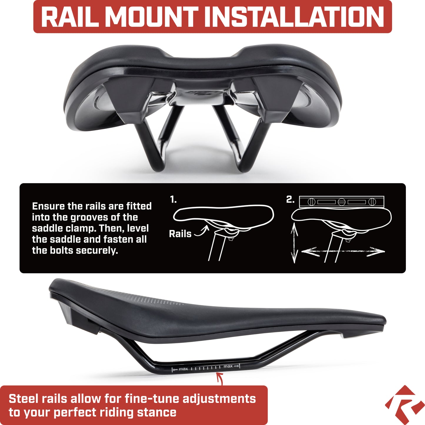 Revere Channel Performance Bicycle Saddle – RPS 255