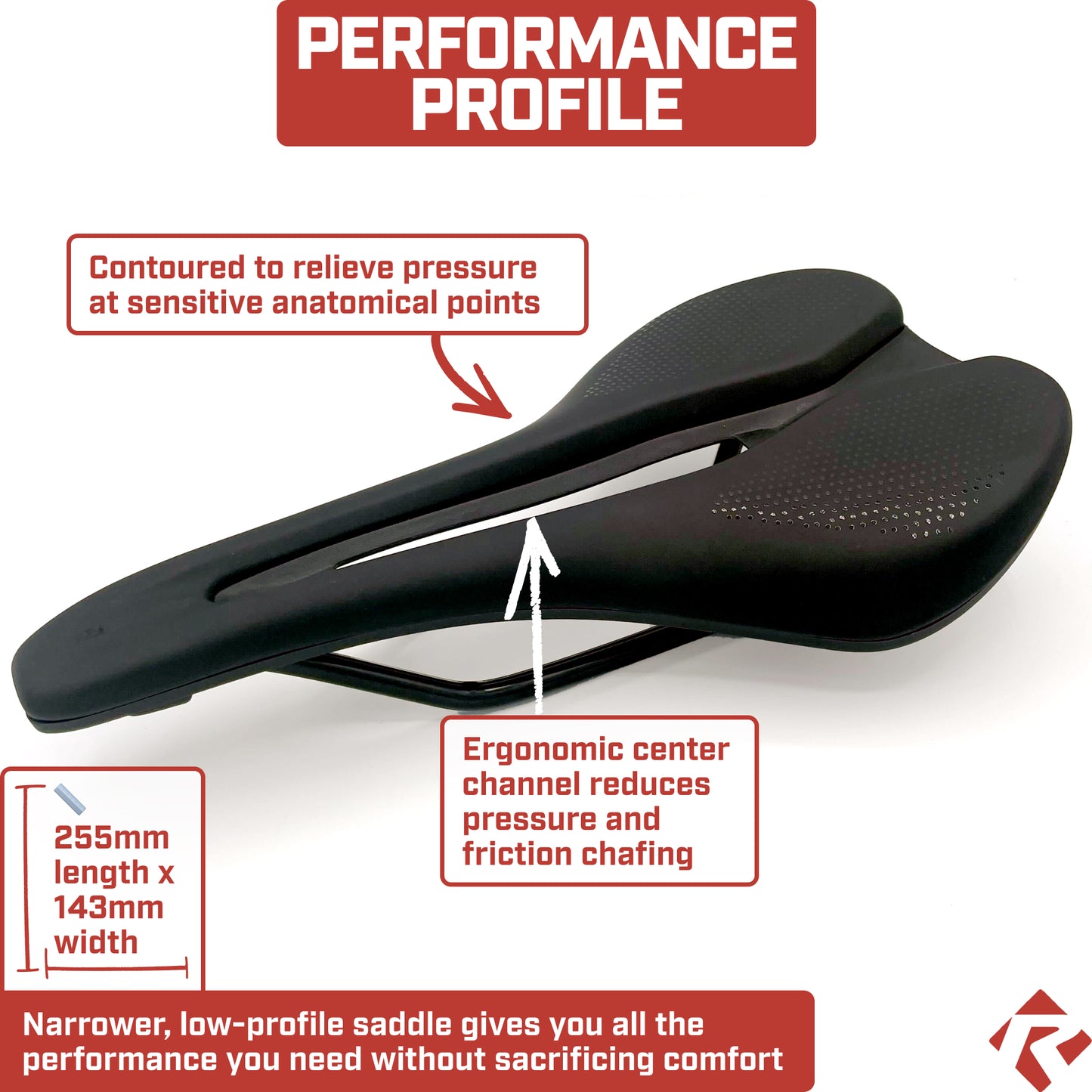 Revere Hollow Channel Performance Bicycle Saddle – RRP 255