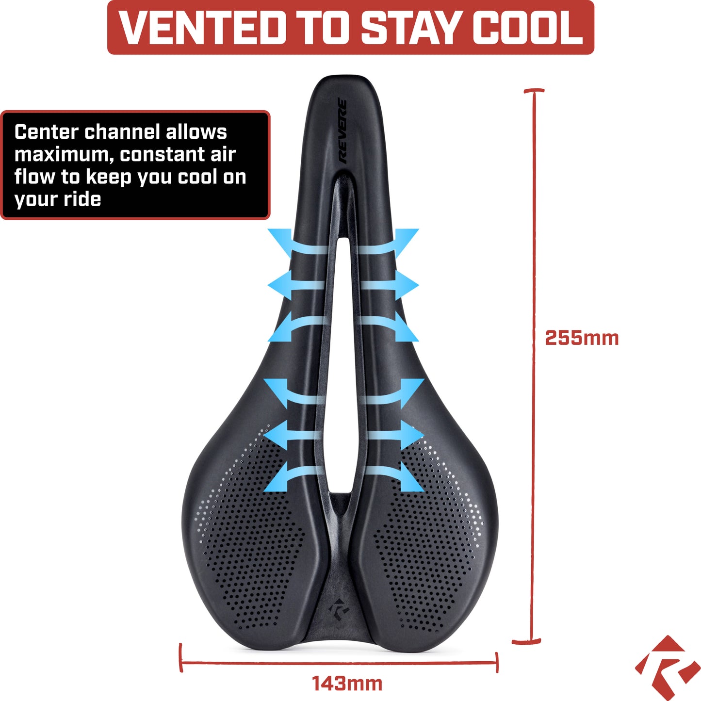Revere Hollow Channel Performance Bicycle Saddle – RRP 255