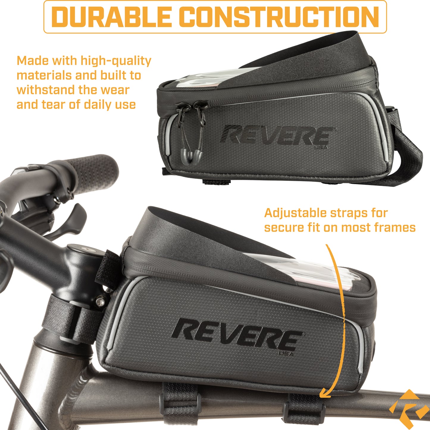 Revere Cell Phone Top Tube Bicycle Frame Bag RTC1