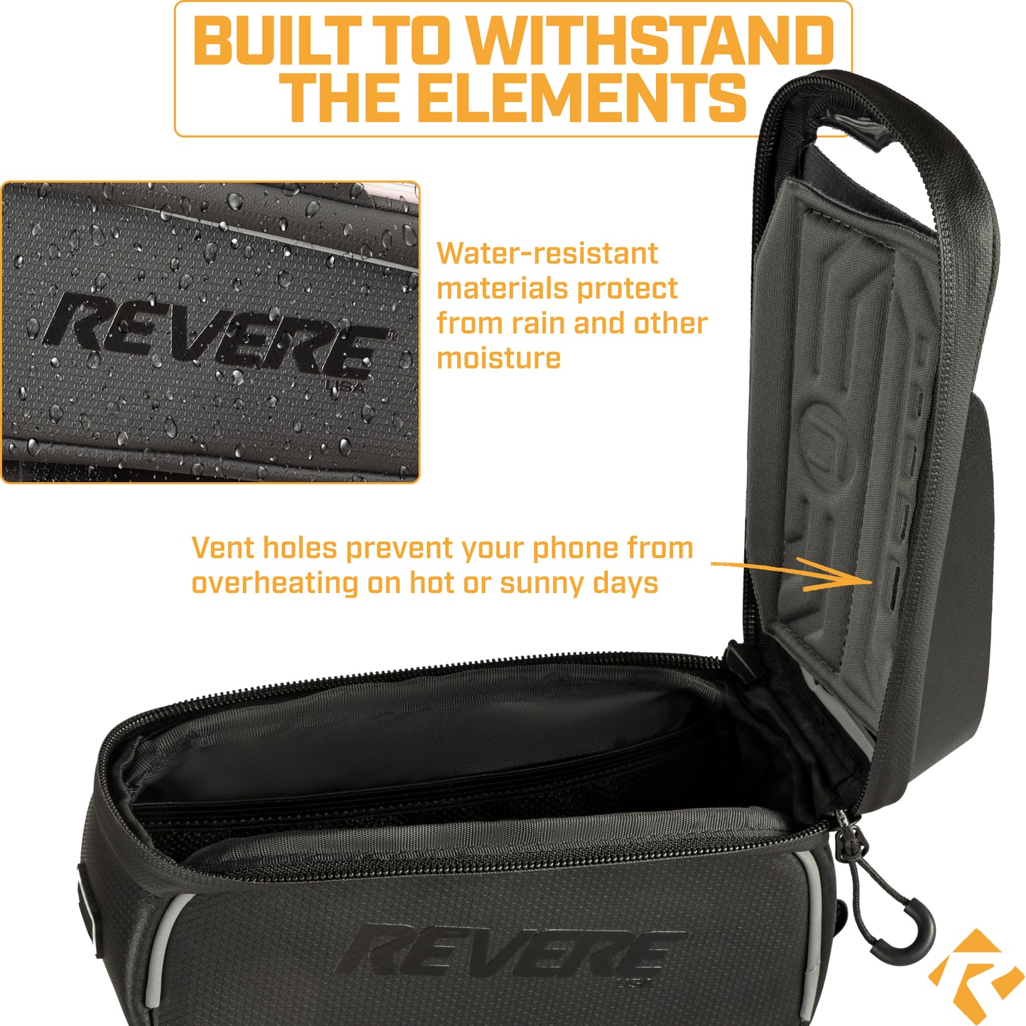 Revere Cell Phone Top Tube Bicycle Frame Bag RTC1