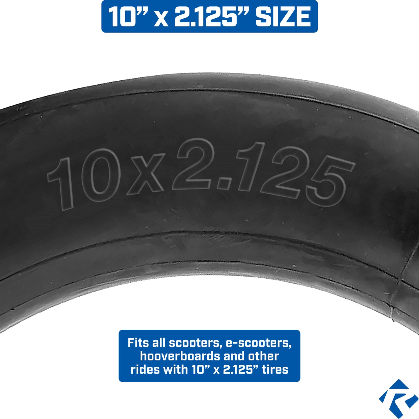 Revere Scooter Inner Tubes – 10" x 2.125" – Bent Valve