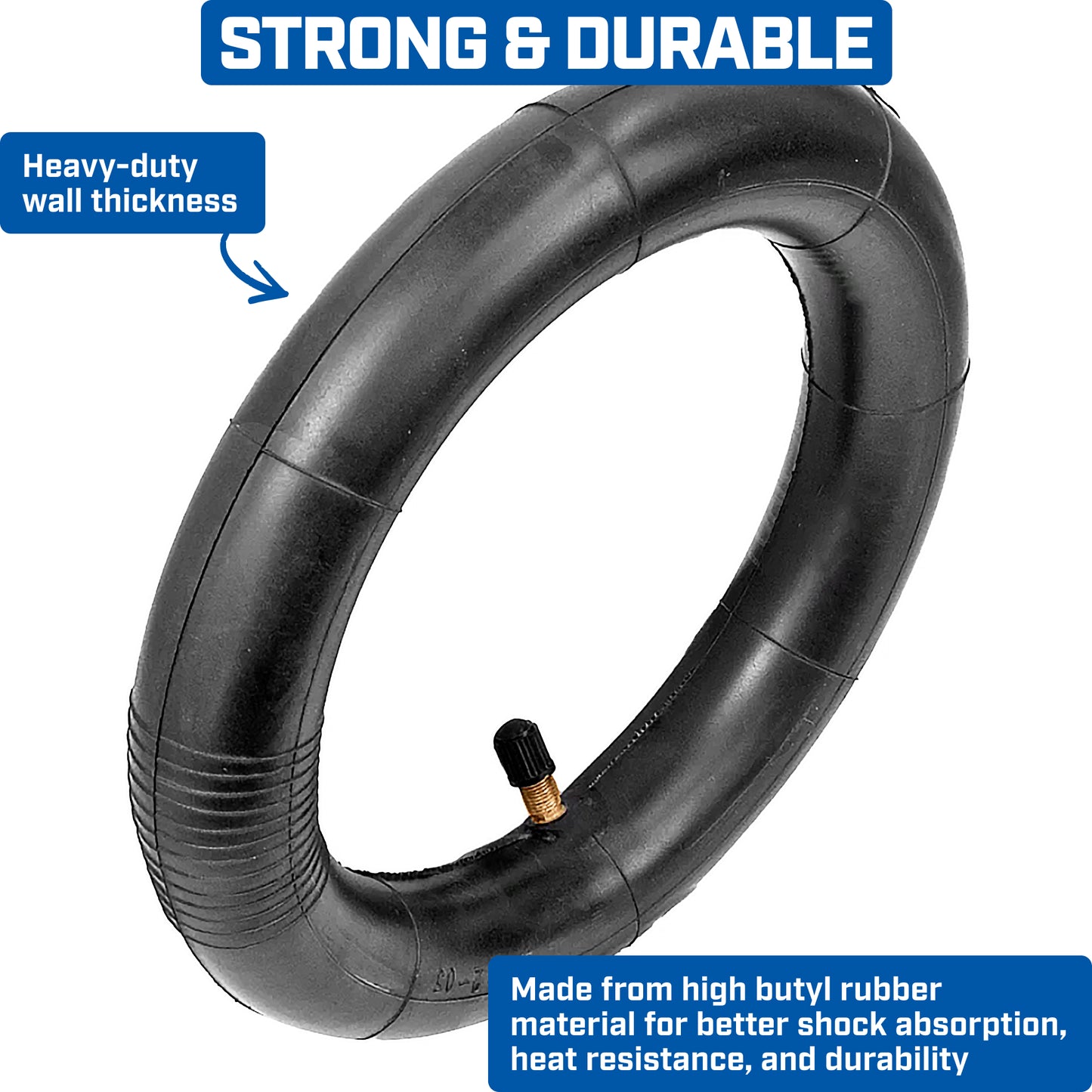 Revere Scooter Inner Tubes – 10" x 2.125" – Straight Valve