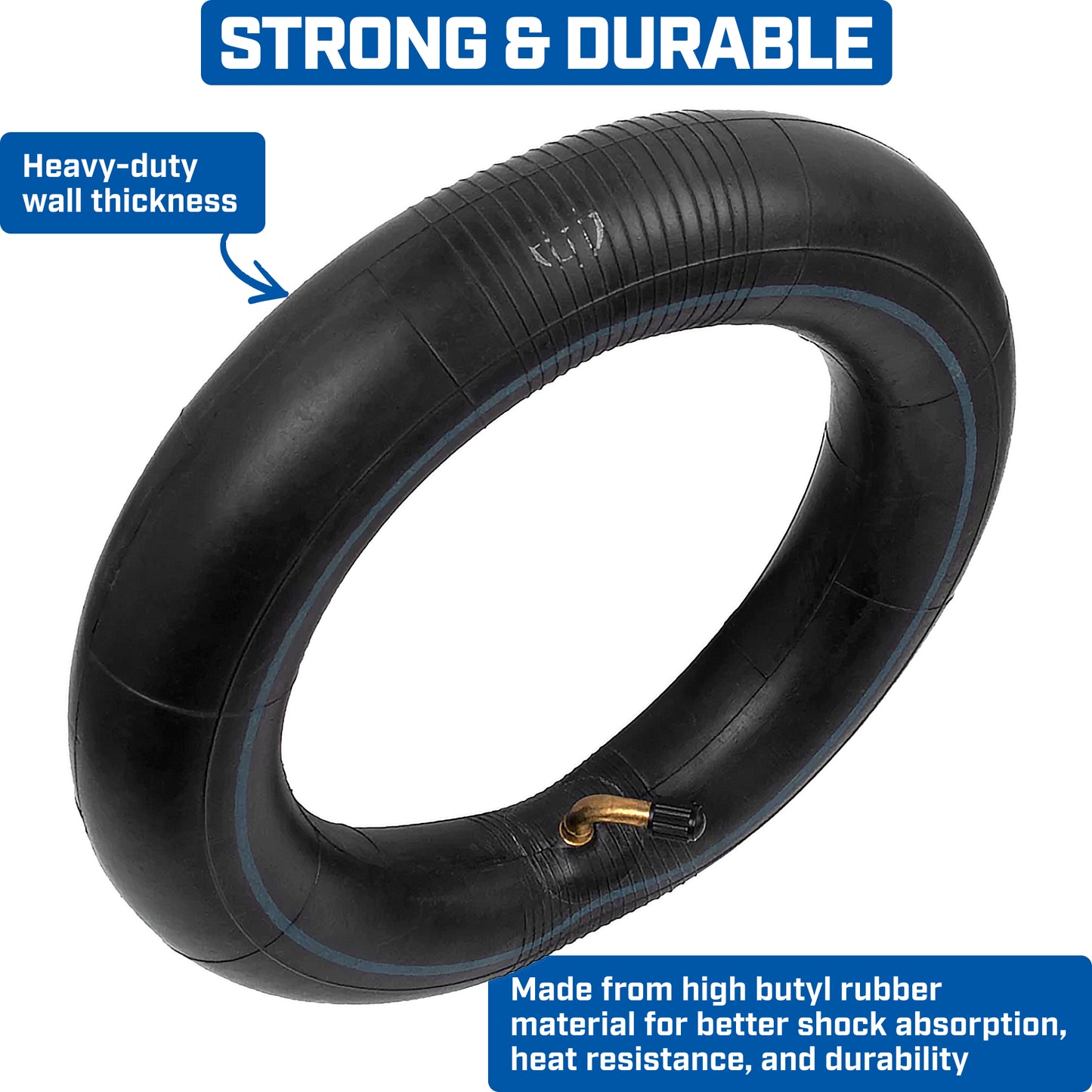 Revere Scooter Inner Tubes – 8.5" x 2" – Bent Valve