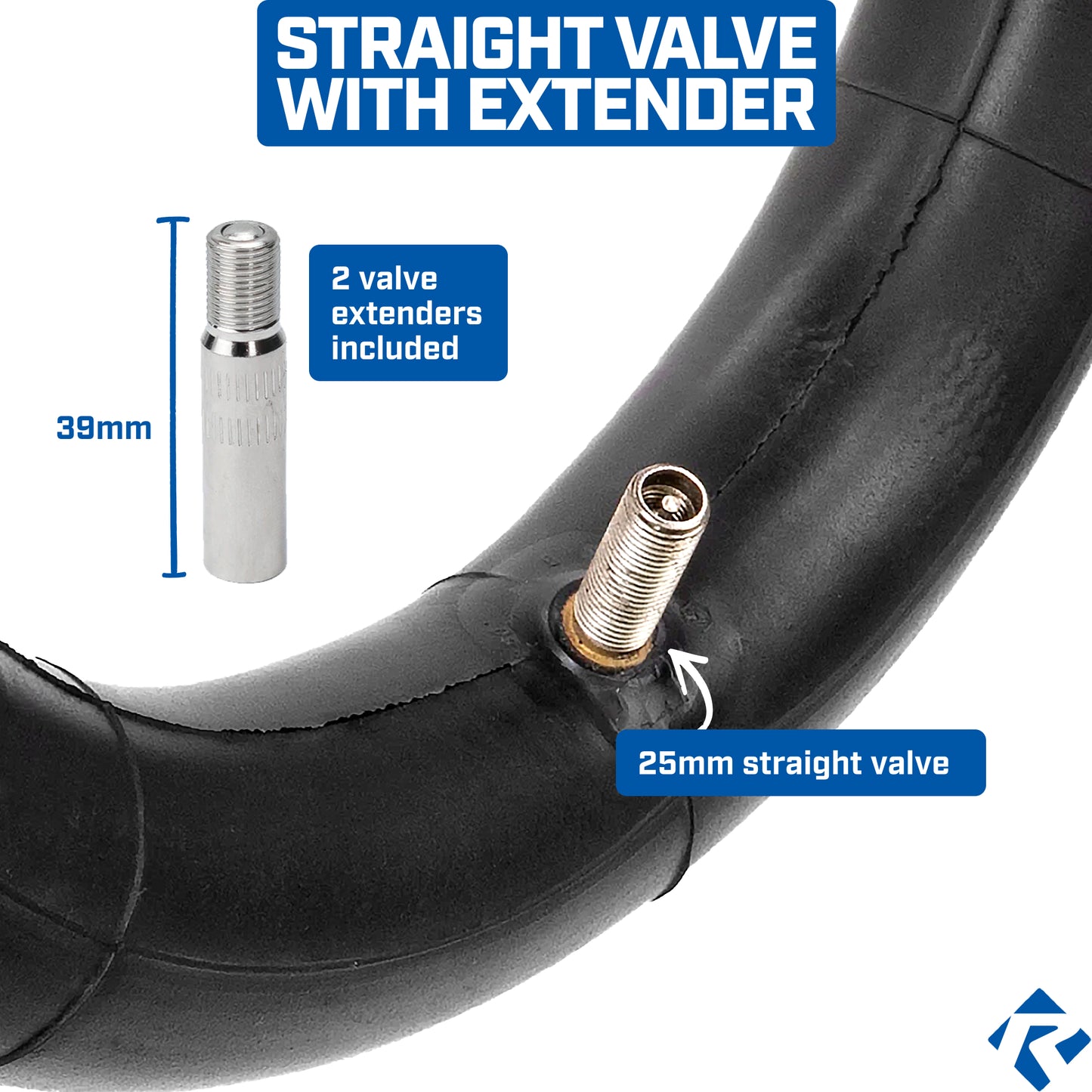 Revere Scooter Inner Tubes – 8.5" x 2" – Straight Valve