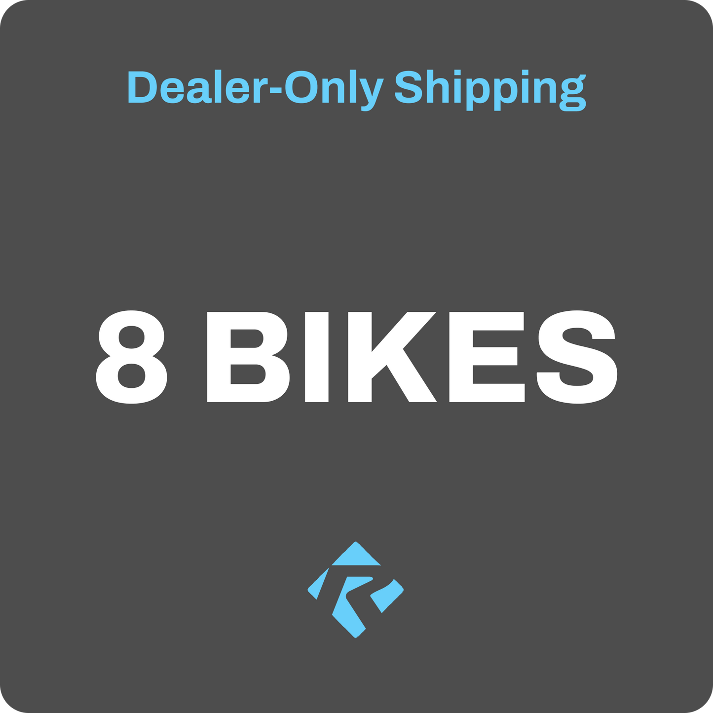 Shipping 8 Bikes