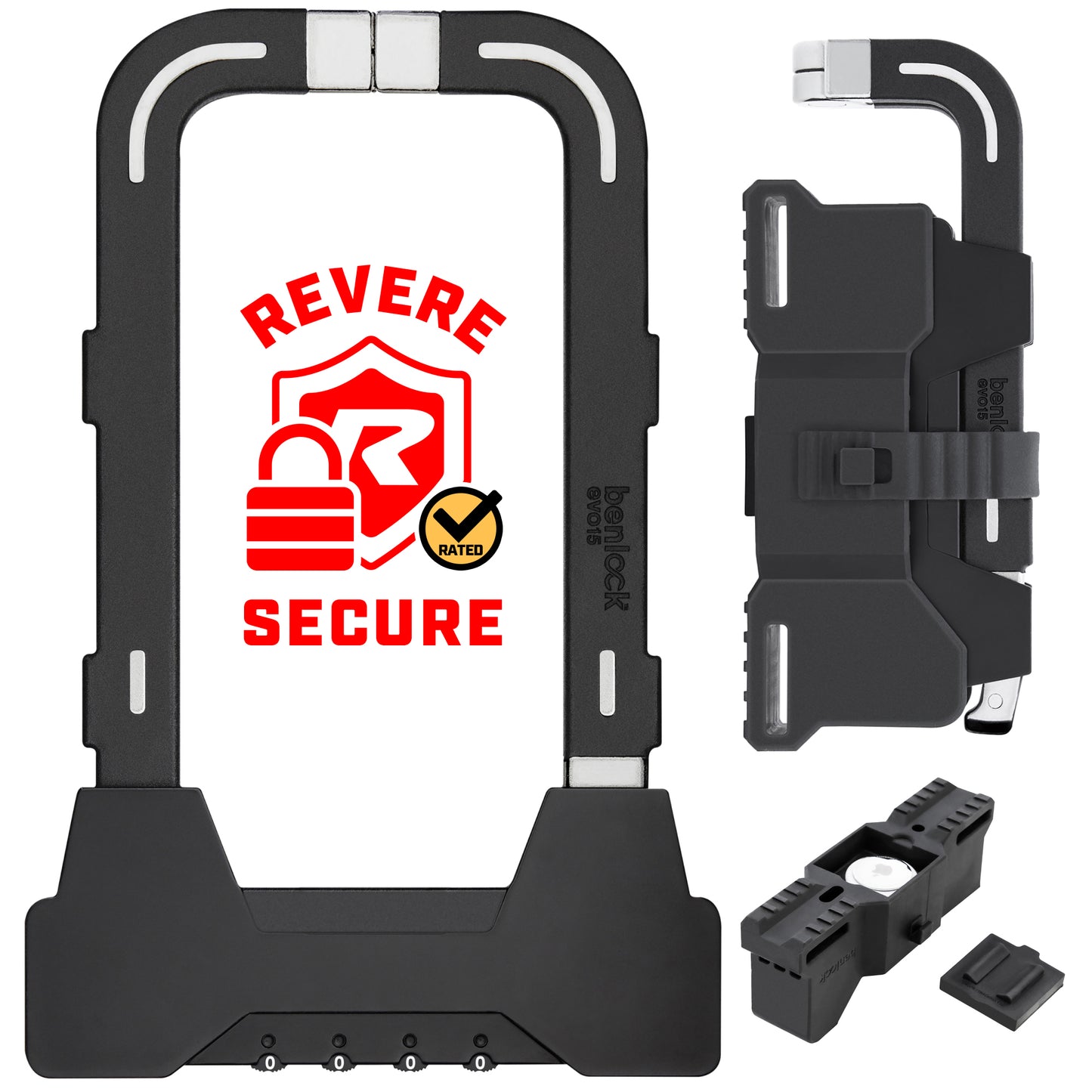 Revere CROPS Compact Folding Combination U Lock