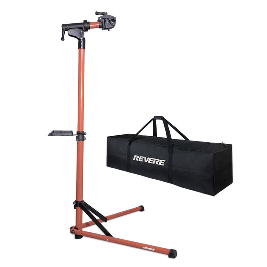 Revere Bike Repair Stand with Storage Bag - Orange