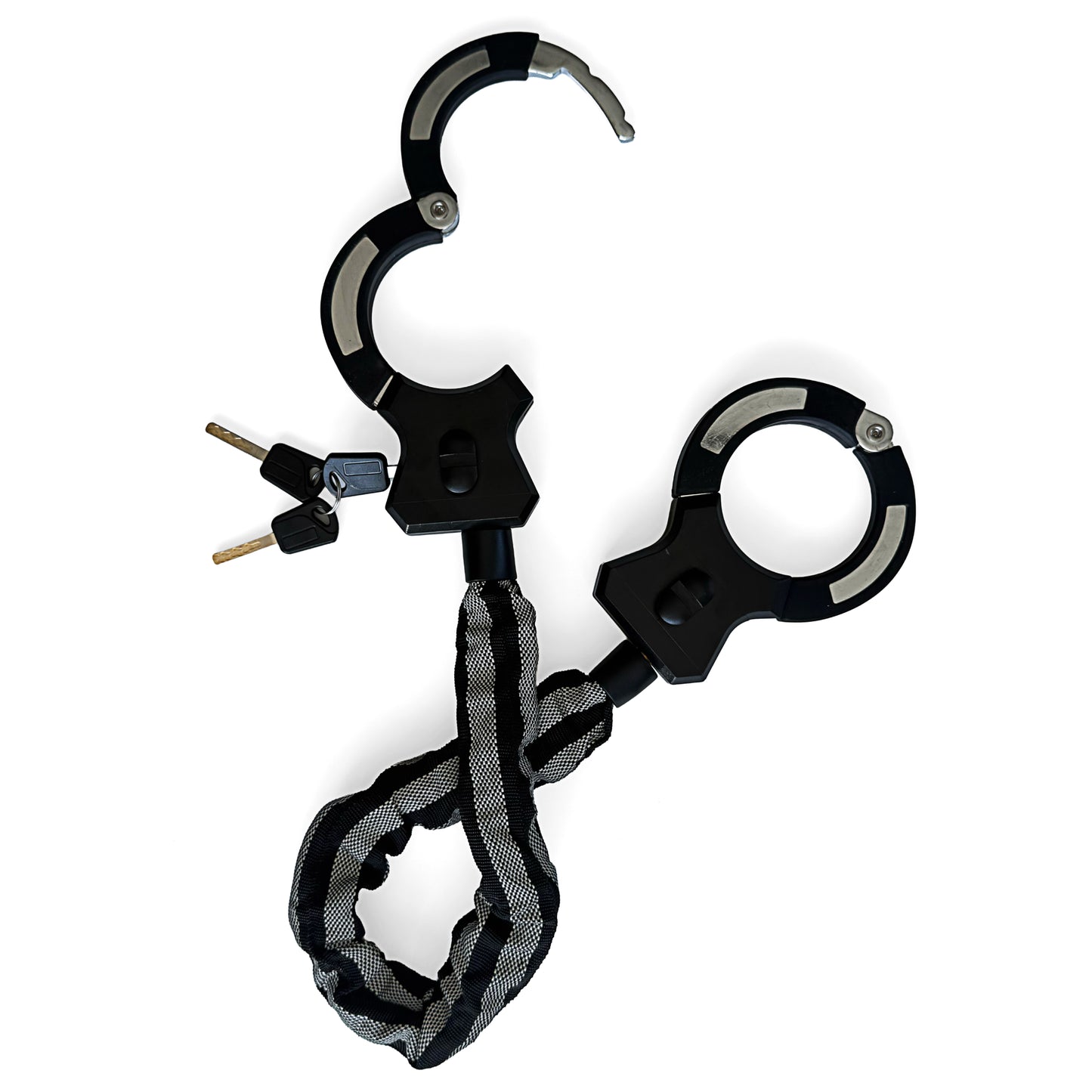 MONSTER LOCK Heavy-Duty Sleeved-Chain Lock w/ Dual 3" Cuffs (ML901)