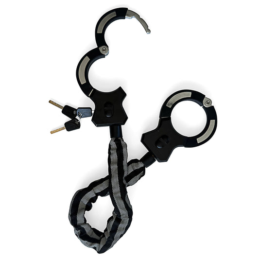 MONSTER LOCK Heavy-Duty Sleeved-Chain Lock w/ Dual 3" Cuffs (ML901)