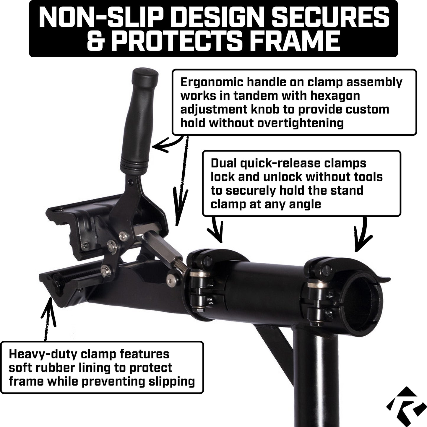 Revere Heavy Duty E-Bike Repair Stand - Black