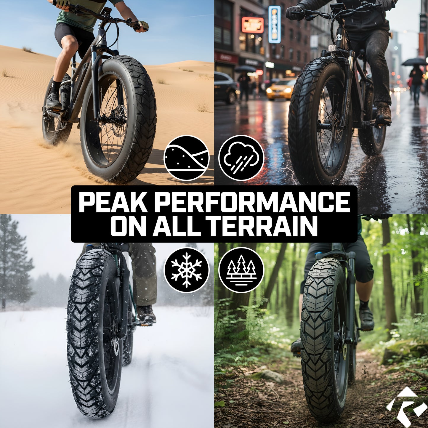 Revere Fat E-Bike Performance Tubes – 20"x4.0" – 2 Tubes + 2 Tire Levers