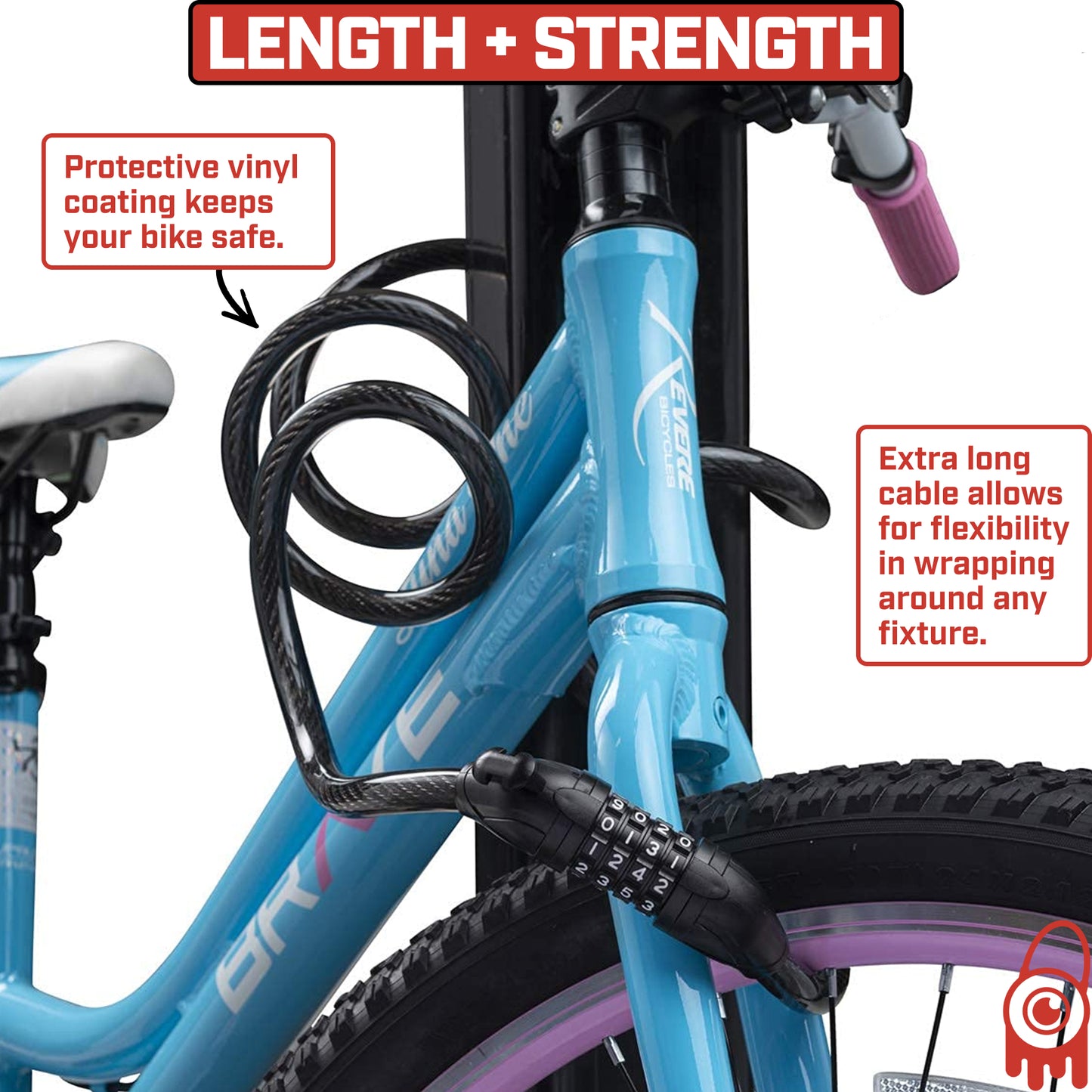 MONSTER LOCK Guard 15 Combination Cable Lock