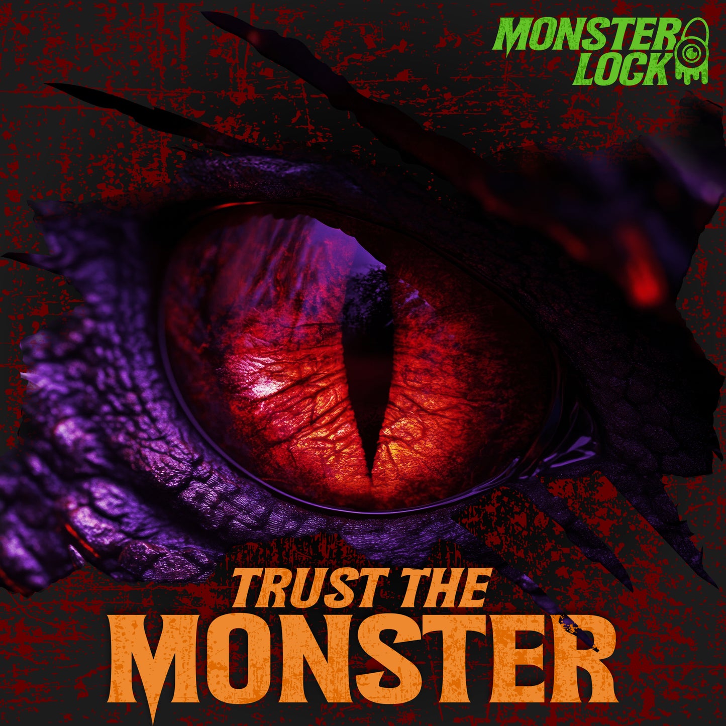 MONSTER LOCK Heavy-Duty Chain Lock with Dual 3" Cuffs, 21" Long (ML801)