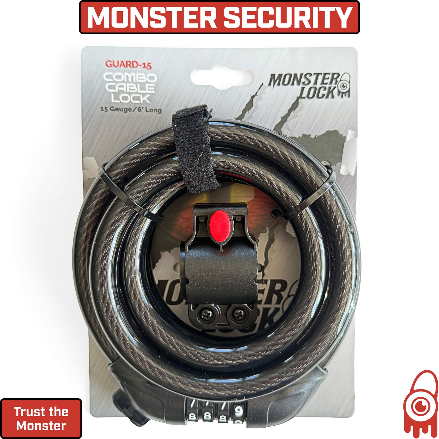 MONSTER LOCK Guard 15 Combination Cable Lock