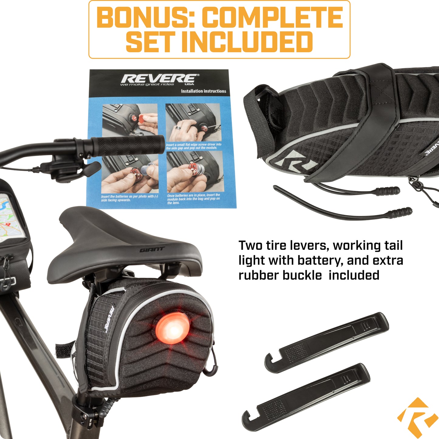 Revere Aero Saddle Bag (RSB1)