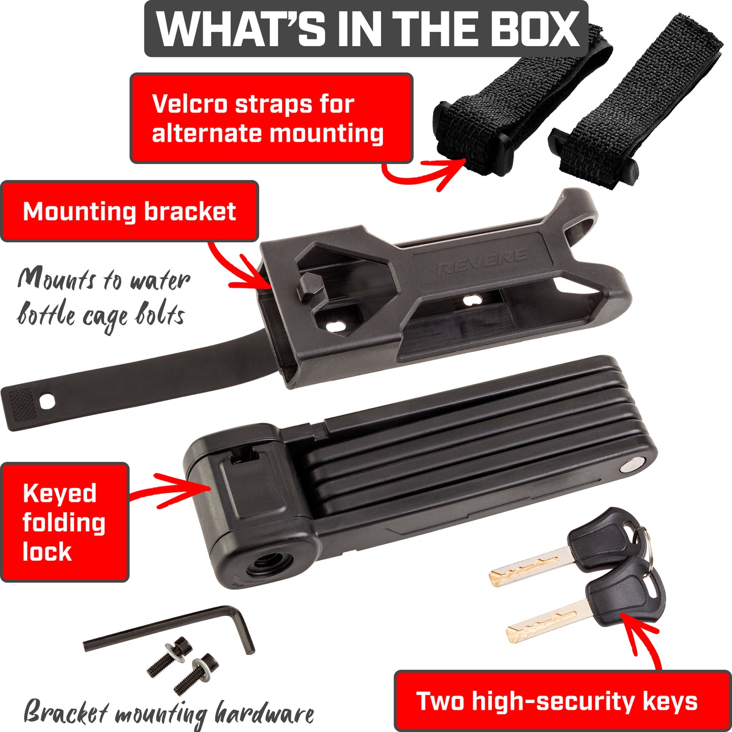 Revere Shield Keyed Folding Lock