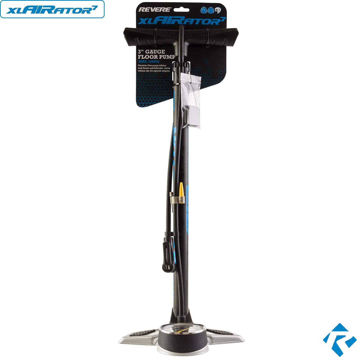 Revere XLAIRATOR 7 Bike Floor Pump